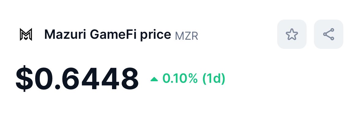 MazuriGamefi's tweet image. #MZR to the moon 🚀😎