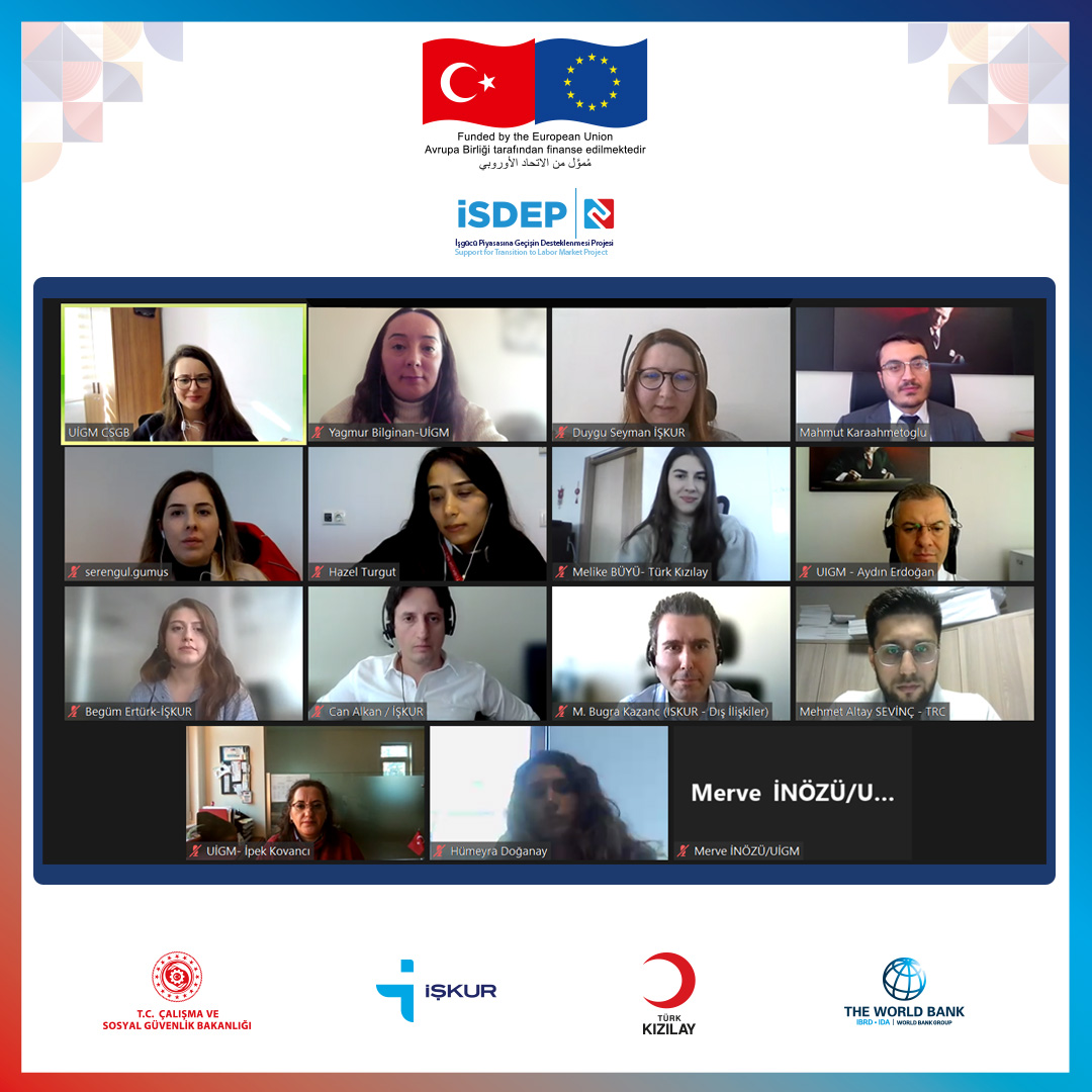 Proje kapsamında Uluslararası İşgücü Genel Müdürlüğü tarafından İŞKUR Genel Müdürlüğü ve Türk Kızılay proje ekipleri ile birlikte 1. Koordinasyon Toplantısı gerçekleştirildi.
#isdep2 #csgb #uigm #iskur #kizilay