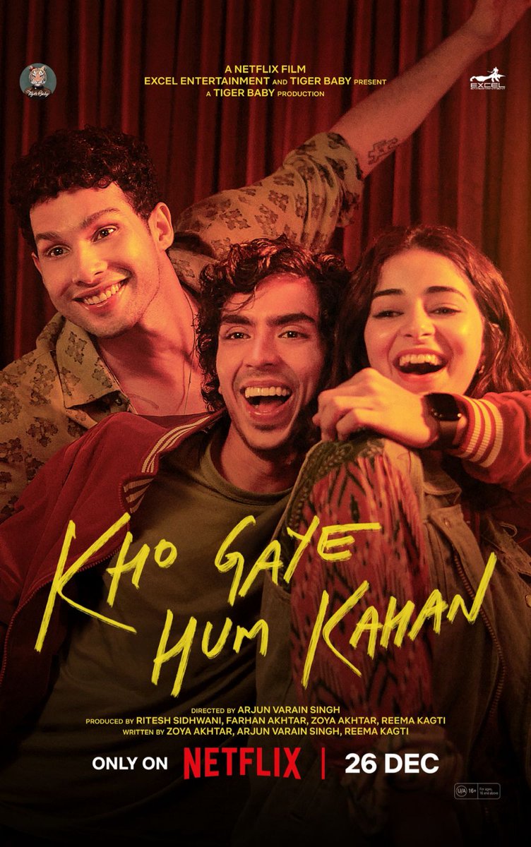 #KhoGayeHumKahan (2023) by @ArjunVarain, ft. @SiddyChats @ananyapandayy @_GouravAdarsh @kalkikanmani #AnyaSingh #RohanGurbaxani @urfvijaymaurya @divyajagdale @rahulvohraindia &  @suchitrapillai, out now on @NetflixIndia.

#ZoyaAkhtar @kagtireema @FarOutAkhtar @ritesh_sid