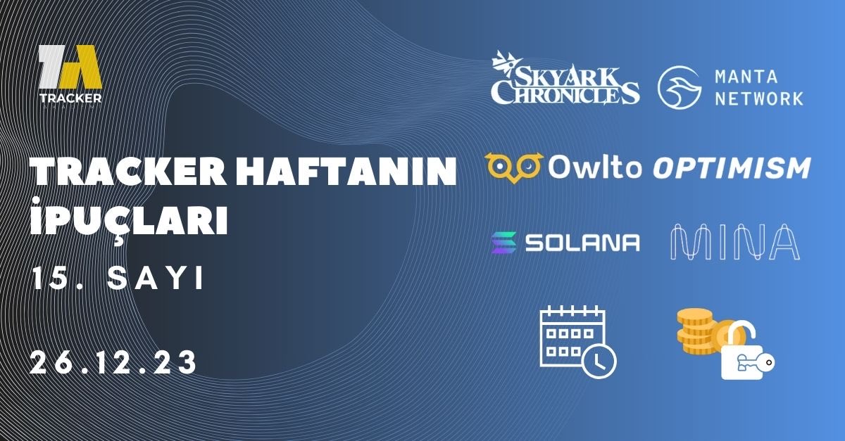 web3haber's tweet photo. 1 dakikada okuyabileceğiniz ‘Haftanın İpuçları Bülten’imiz 15. sayısı ile yayında📰

Olası airdrop ihtimalleri, NFT Lansmanları ve Token Kilit Açılımları gibi tüm gelişmelere bültenimizden ulaşabilirsiniz ⬇️

📌 https://t.co/VTAD73guLX https://t.co/ICbOK9DXjL