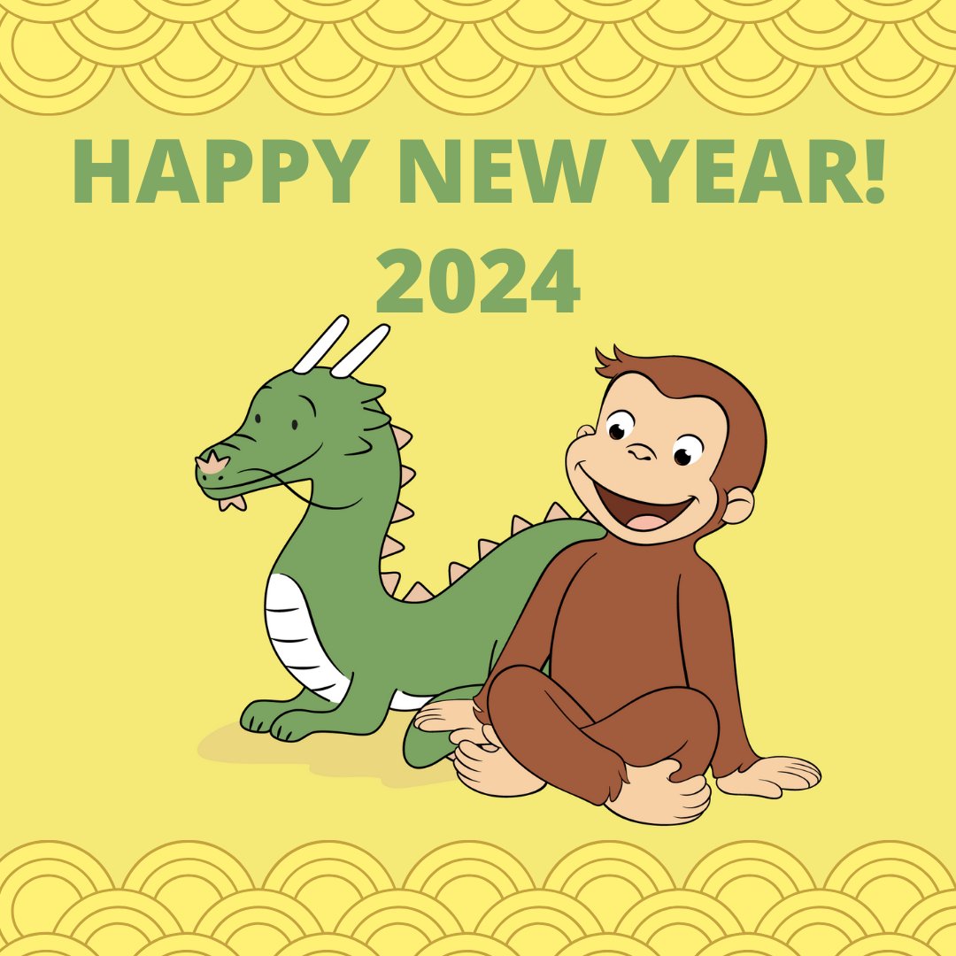 🎉HAPPY NEW YEAR🎉 辰年の2024年も🐲 さあ、行こう～ジョージと一緒に