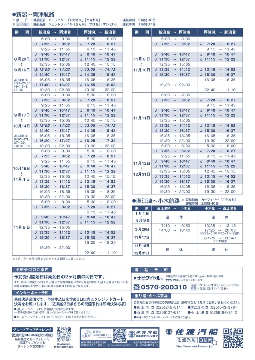 汽車•汽船　旅行案内　第48号　時刻表