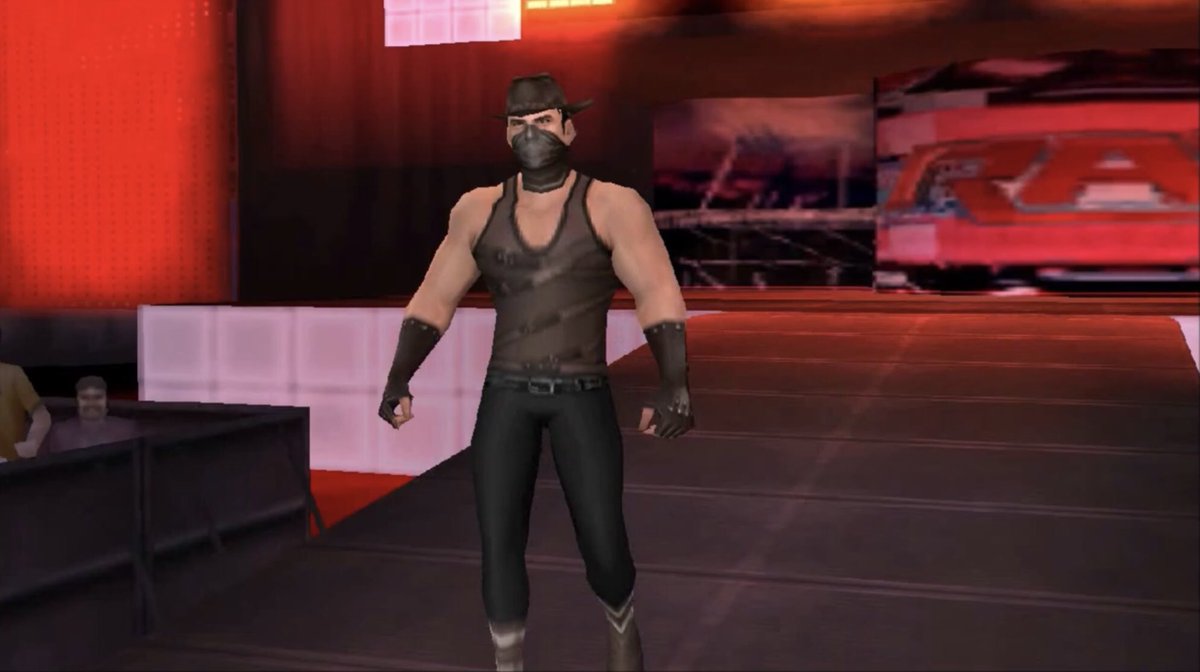 Erron Black in WWE 11 Reloaded #ErronBlack #MortalKombat #WWE11Reloaded #2011 #CAW