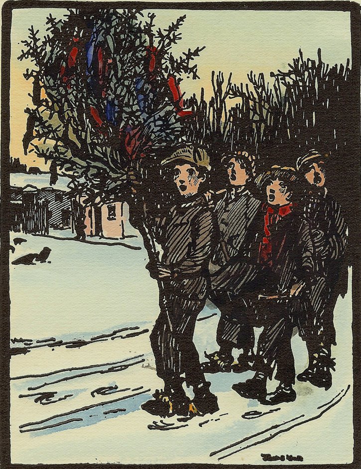The Wren Boys

St. Stephen's Day

By Jack Yeats 

Lissadell collection