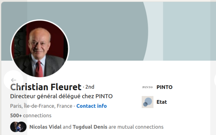 Casimir_Noir's tweet photo. #Qui a des parts dans @LANSAYFRANCE? #ChristianFleuret dirigeant de #AlbertoPinto (intl) est Administrateur de #PositivePlanet (2010)
membre du #RotaryClub (2007)
et Directeur du pôle fiscalite finance de @DemocratieV, un #ThinkTank pro-#EmmanuelMacron https://t.co/rdWQZjcAAY