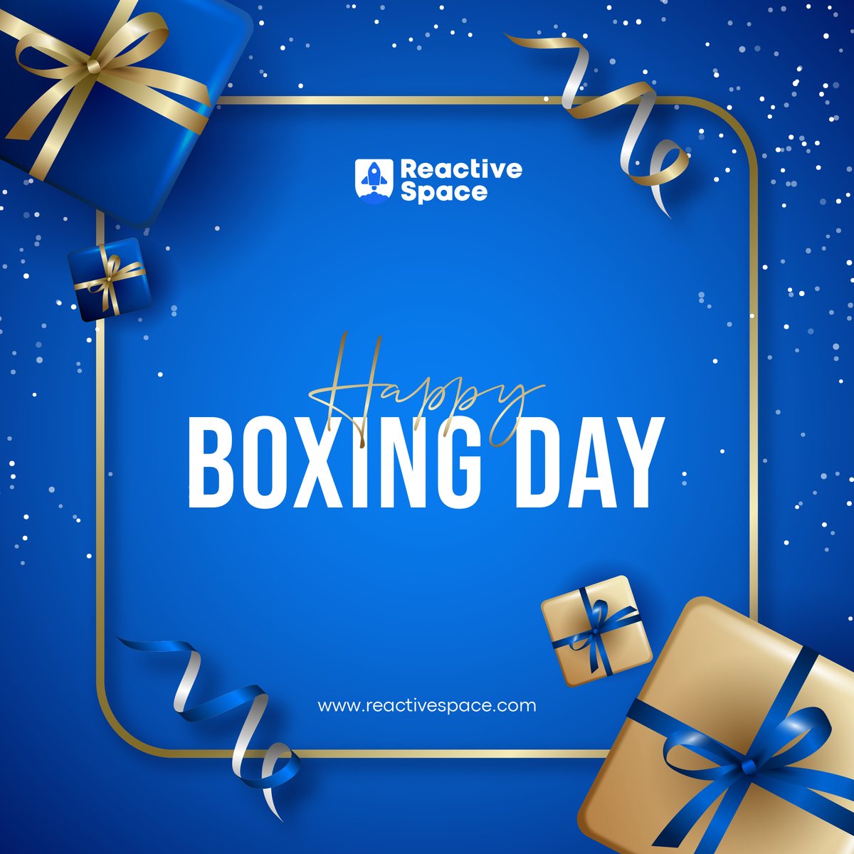 ReactiveSpaceIT's tweet photo. Embrace the warmth of post-holiday magic this Boxing Day! Unbox moments of joy, laughter, and love with your nearest and dearest. Wishing you a day filled with heartwarming connections and cherished memories.
#BoxingDayMagic #EmbraceJoy https://t.co/DyemhvSFGg