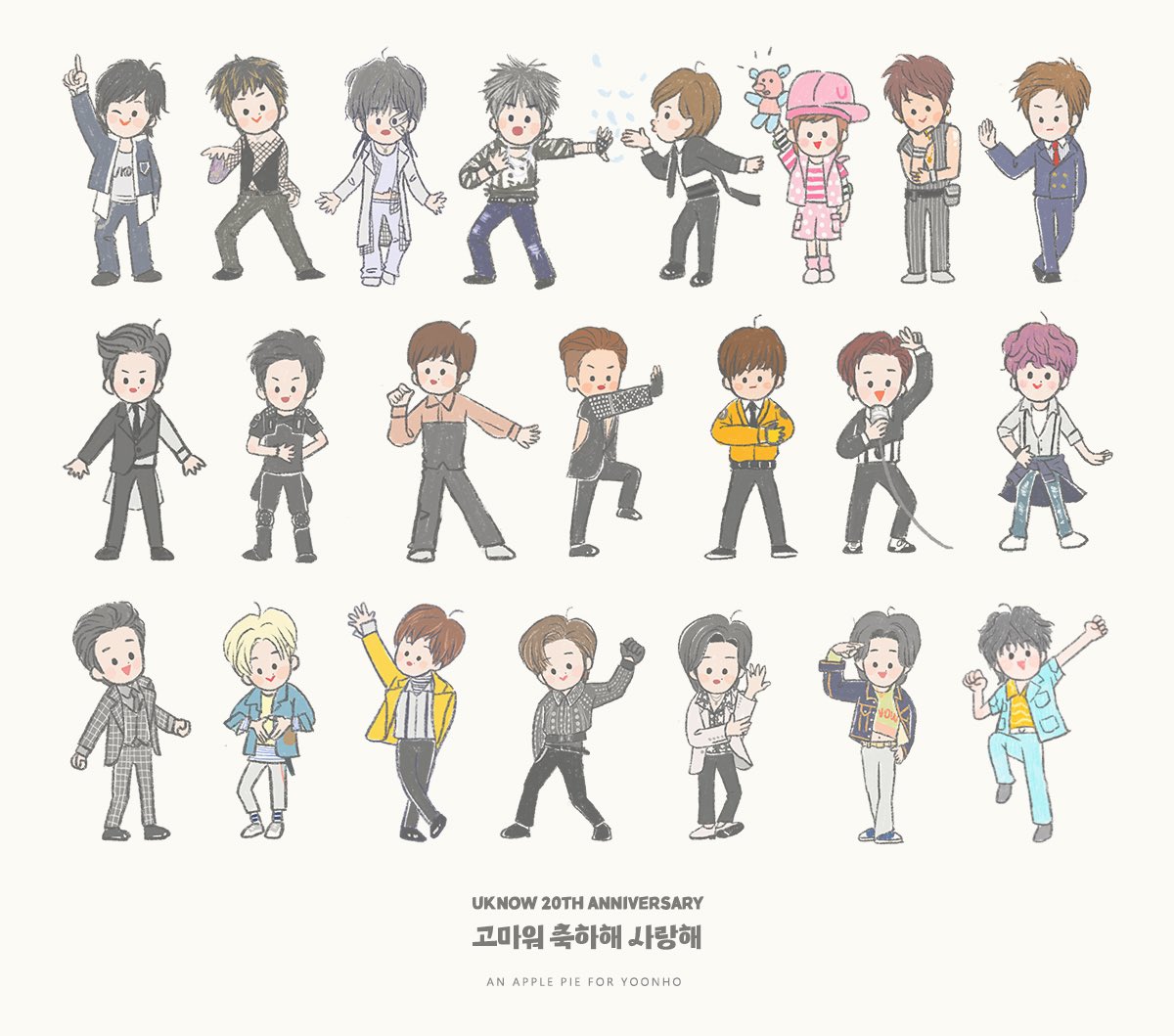 18주년에 그린 그림인데 노아를 그려 넣었네🐰앞으로도 이렇게 계속 그려넣겠지!

#유노윤호 #정윤호 #YUNHO #동방신기 #TVXQ #東方神起 #UKNOW #ユノ #ユンホ 

#Rebel #레벨
#TVXQ_20n2 #20n2