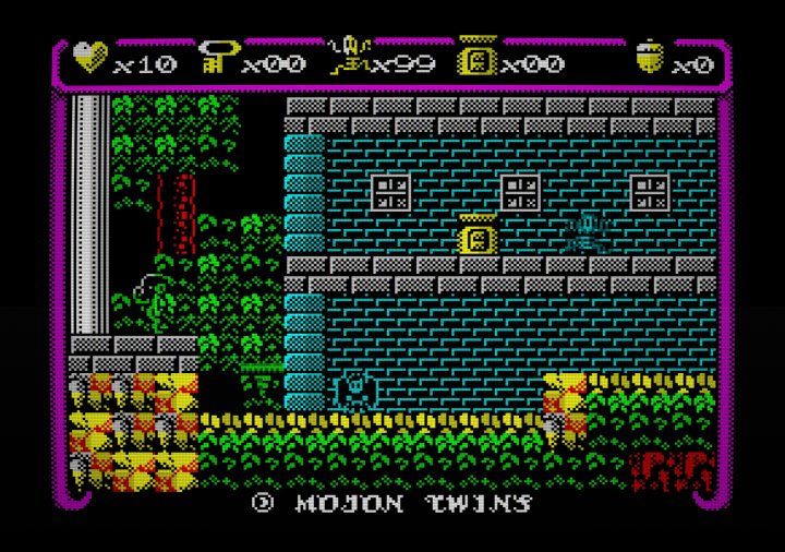 mojon_twins's tweet photo. Por si te lo perdiste ayer, Nueva aventura de Cheril en modo dual 48/128 con gloriosa BSO murciana y GFX a todo color! Descarga Orbol Voon desde aquí: https://t.co/3JRC8dJXgF #spectrum #retrodev #dev #mk1 #cheril https://t.co/w24ZVUMeR9