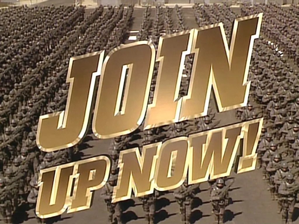 Не служив - не громадянин 
Клендату чекає! 
Треба убивать жуків!