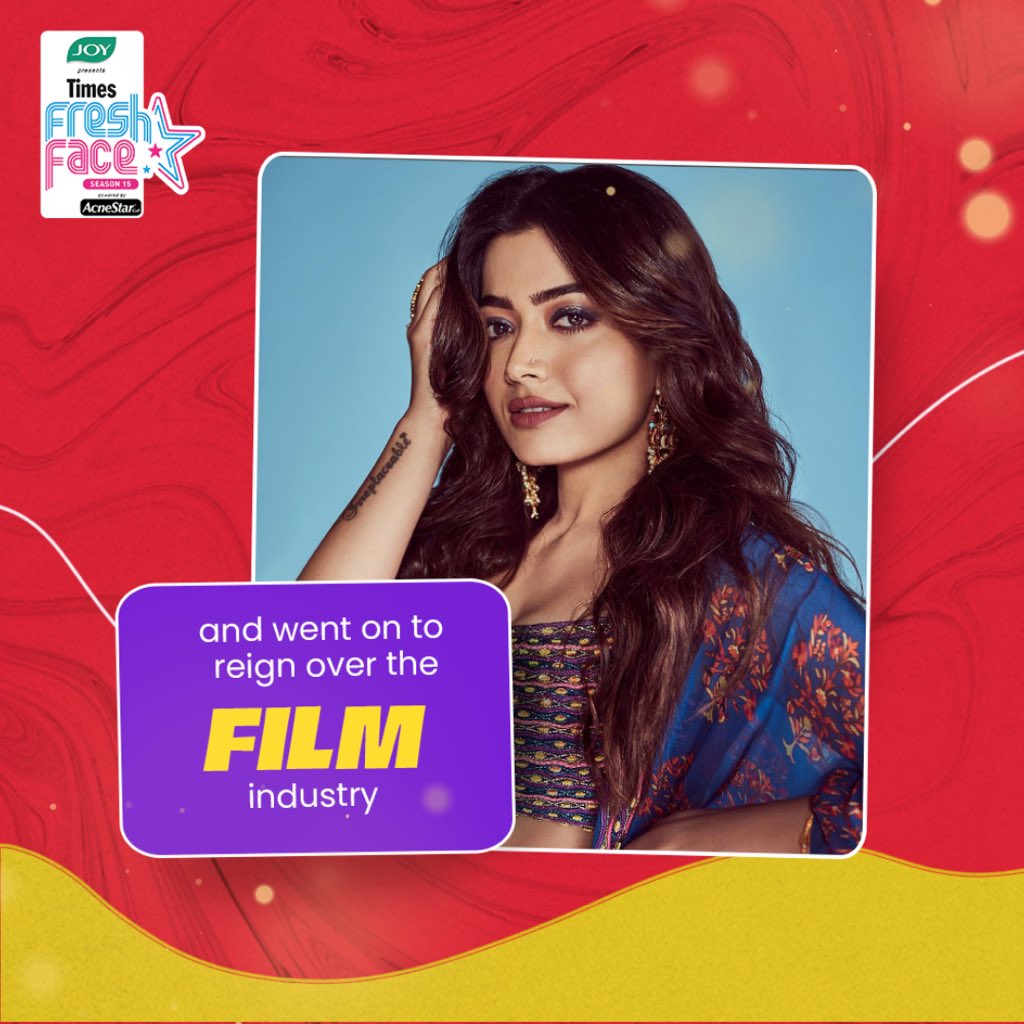 TimesFreshFace's tweet photo. From owning the Times Fresh Face stage to conquering the silver screens of Bollywood - @iamRashmika’s #FreshFactor has taken her on an incredible journey!
(continued…) https://t.co/dZe63OWZCH