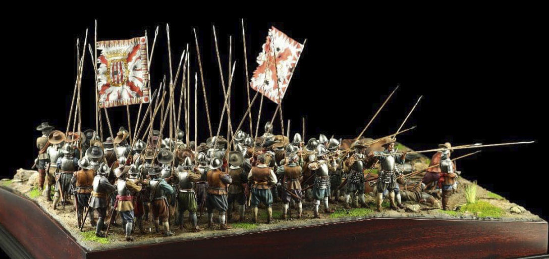 DalmauFerrer's tweet photo. Me quedo alucinando, con la paciencia y minuciosidad de algunos artistas 
¡un año y medio para hacerlo! j

Diorama “Rocroi! El último tercio (Inspired by the great work of Augusto Ferrer-Dalmau)”. Sculped and Painted by Silver Dream Studio
1/32 Scale (54mm)
Available for ordering (stimated time: 1/1,5 years)