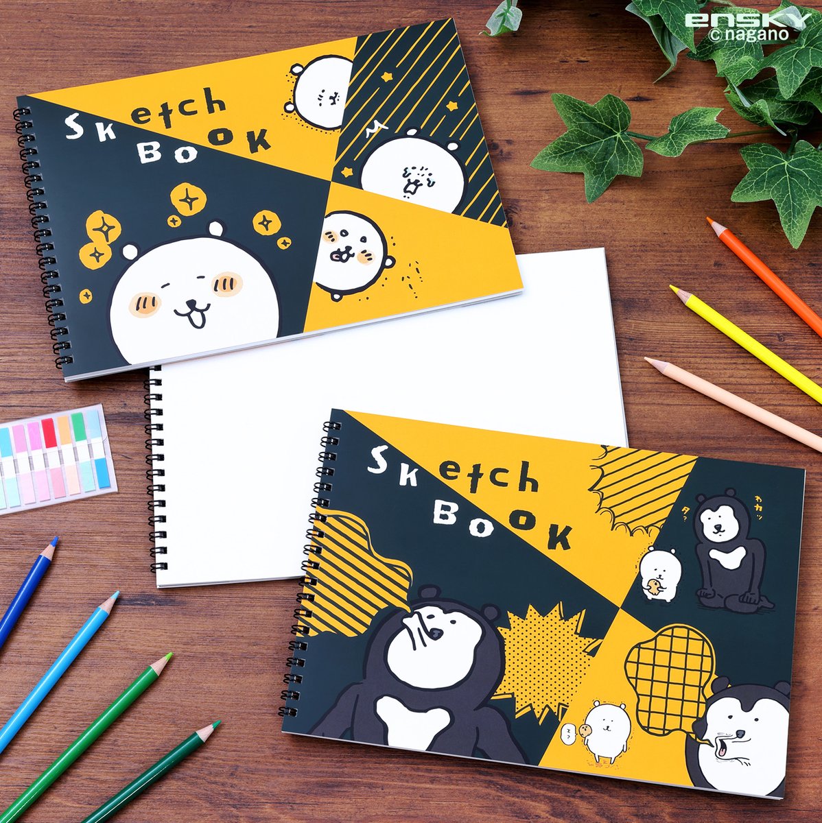 ナガノキャラクターズ 新商品】 「スケッチブック」2種が新発売‼️ B5