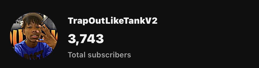 TrapOutLikeTank's tweet image. SELLING MY SECOND YOUTUBE CHANNEL ALREADY MONETIZED JUST NEEDS TO BE SET UP ! OFFERS IN COMMENTS !!