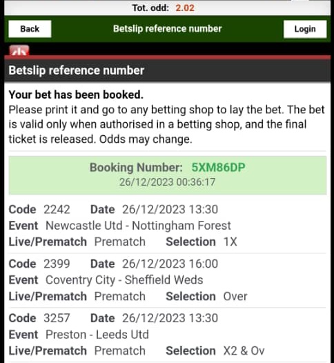 Ada_Daddyya's tweet photo. 2 &amp; 5 Odds on BET9JA 

5XM86DP (2 ODDS)
5XM8997 (5 ODDS) https://t.co/y0OqGR1PNt