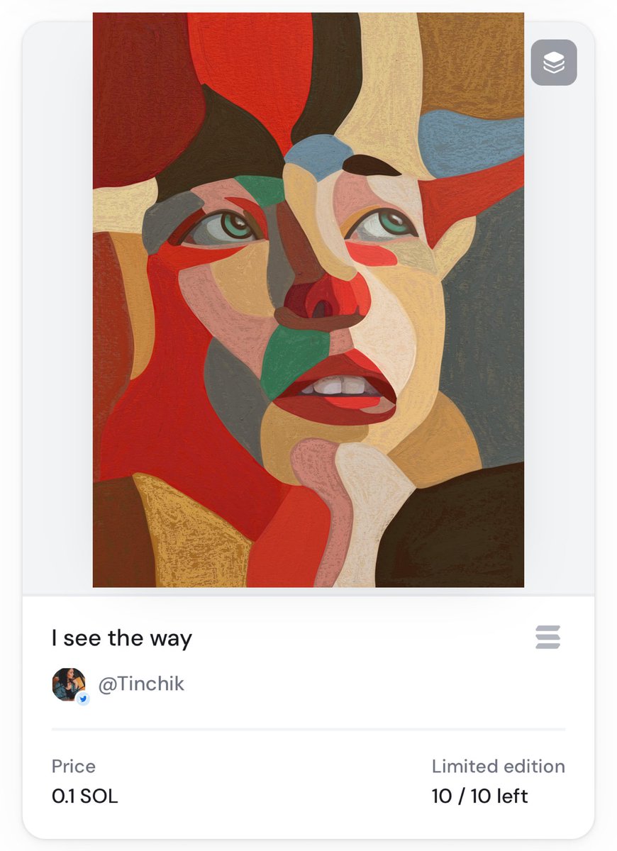 Kristina__po's tweet photo. Gm fam ❤️

My first drop on @exchgART 🥲🫶
so excited ❤️‍🔥😱

“I see the way”
Acrylic and pastel on paper 
0.1 $SOL
10 editions 💪 https://t.co/D6x7gdN8Hx