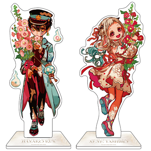 SQEX_eSTORE's tweet photo. 「Gファンタジー30th Anniversaryミュージアム」描き下ろしメインビジュアルが大きなアクリルスタンドに。『ホリミヤ』堀京子/ 宮村伊澄、『地縛少年花子くん』花子くん/八尋寧々、『黒執事』セバスチャン/シエル、『東京エイリアンズ』郡司晃/天空橋翔のご用意。#GF30
https://t.co/nOCuqUdBWQ https://t.co/lPUcW7z6ow