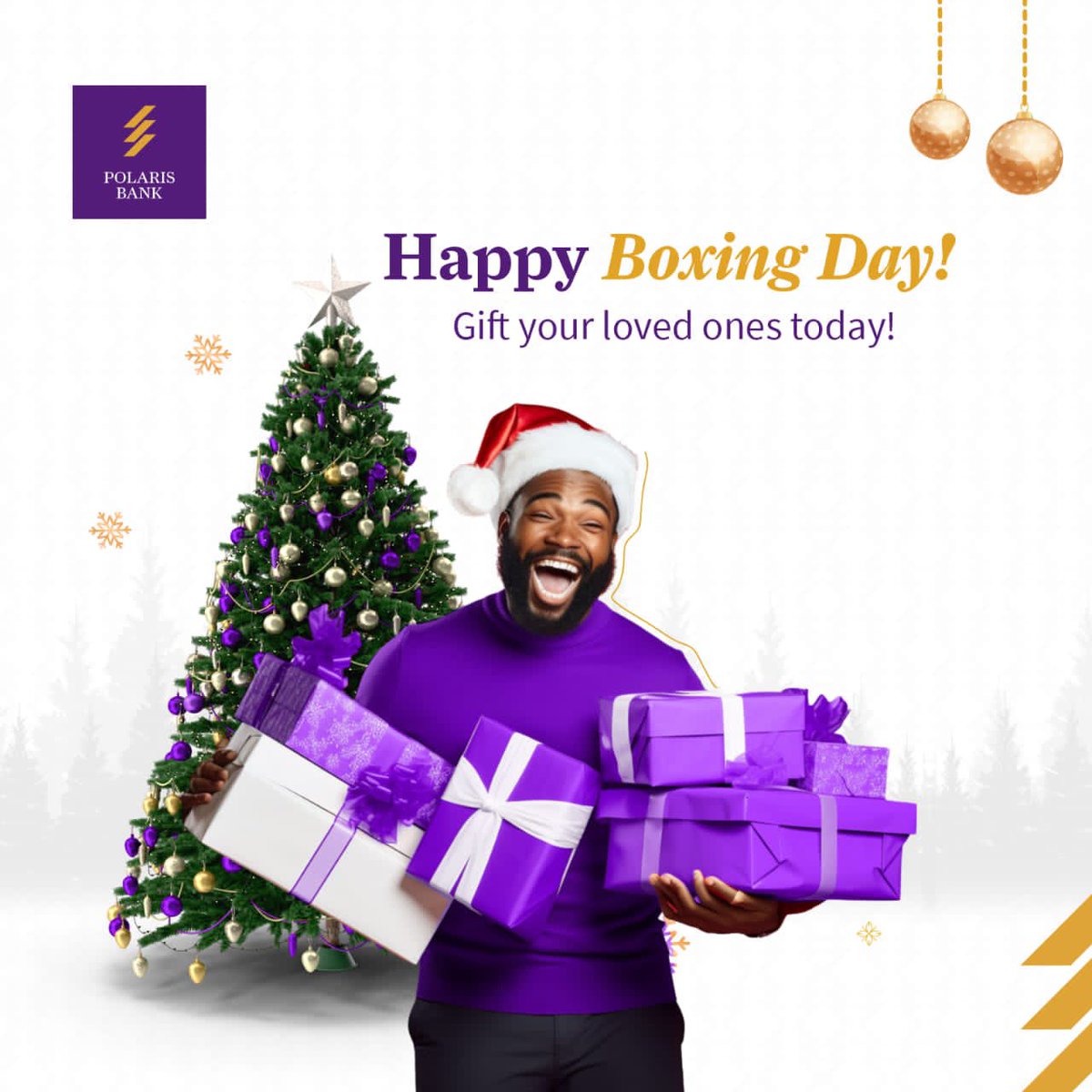 PolarisBankLtd's tweet photo. Wishing you a Boxing Day filled with joy, laughter, and the warmth of shared moments.
Happy Boxing Day! π
#BoxingDay
#PolarisBank
#DigitalBankOfTheYear
#VULTe
#VULTeIsTheAnswer
#VULTeIT
#VULTeForBusiness https://t.co/wyfqBqsJLy