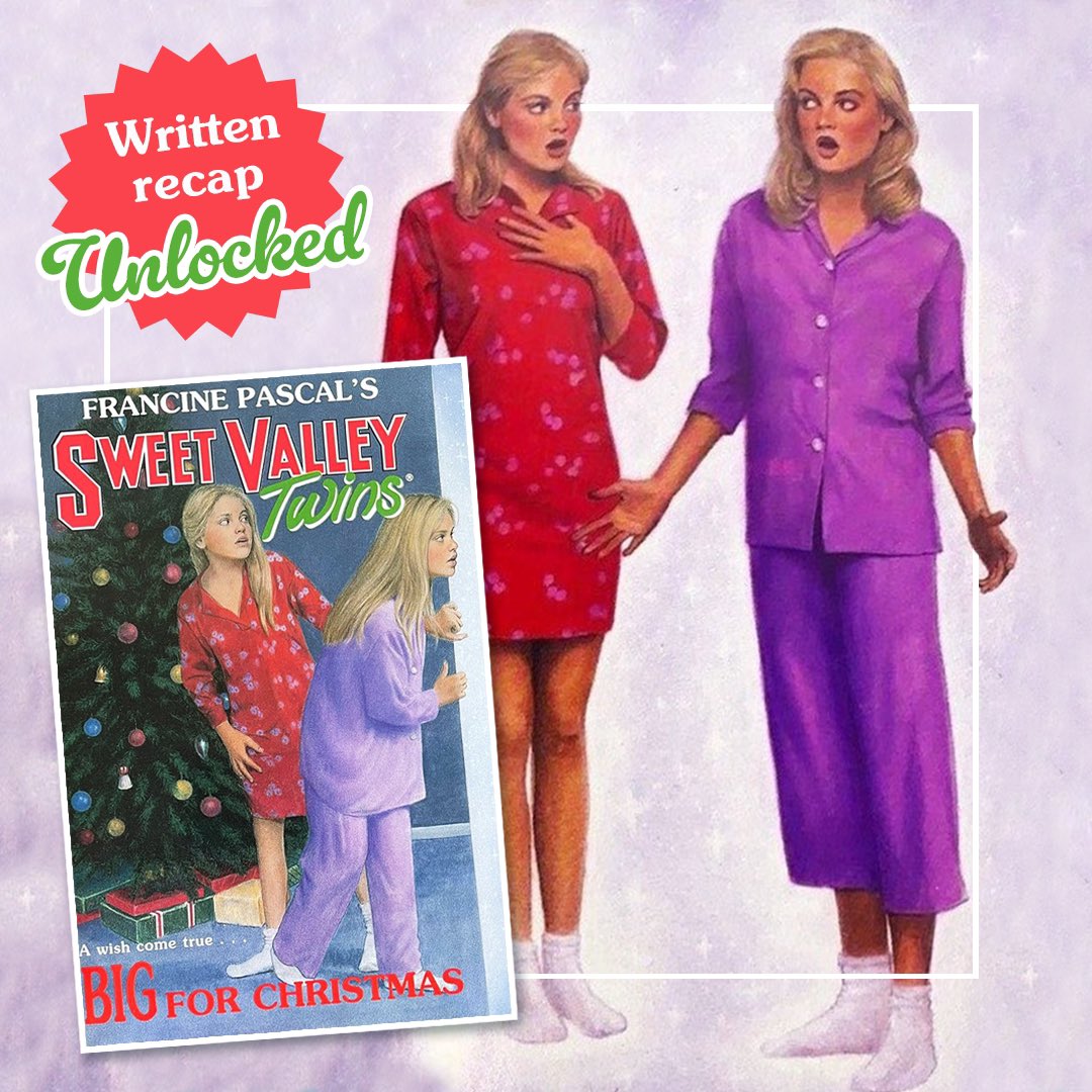 A St. Stephen’s Day present? That’s not even a thing! But wait, we’re so sound that this year, it IS. We’ve unlocked the written recap of the totally bonkers Sweet Valley Twins Special Edition book Big For Christmas so that everyone can read it! ✨🎁 headstuffpodcasts.com/podcast_news/d…