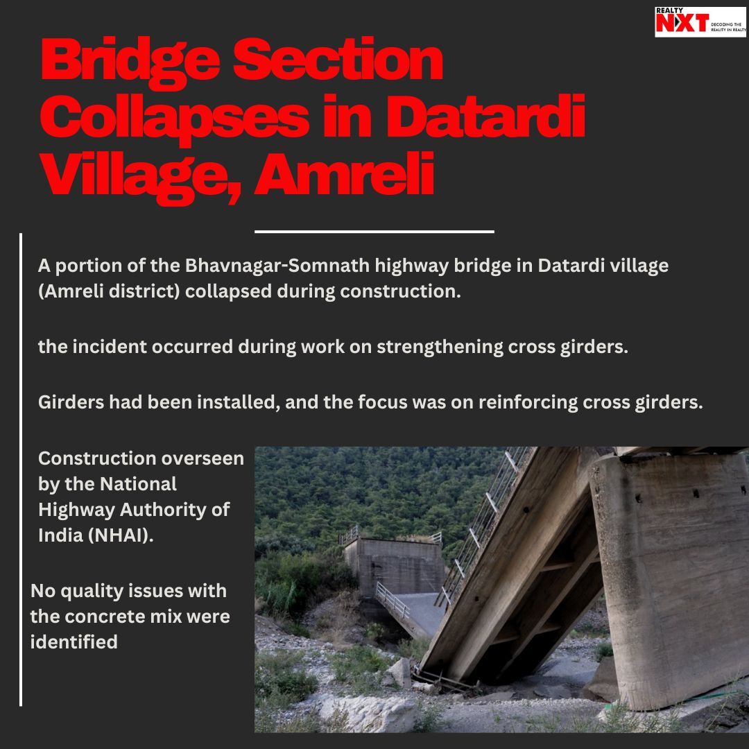 RealtyNXT's tweet image. Unveiling the Top 7 Under-Construction Infrastructure Project Collapses in India 2023! If you&apos;d like more information about these incidents, Swipe Right!!!!

#RealtyNXT #InfrastructureCollapse #SafetyFirst #ConstructionAccidents #TragedyAlert #BuildingCollapse #ConstructionSafety