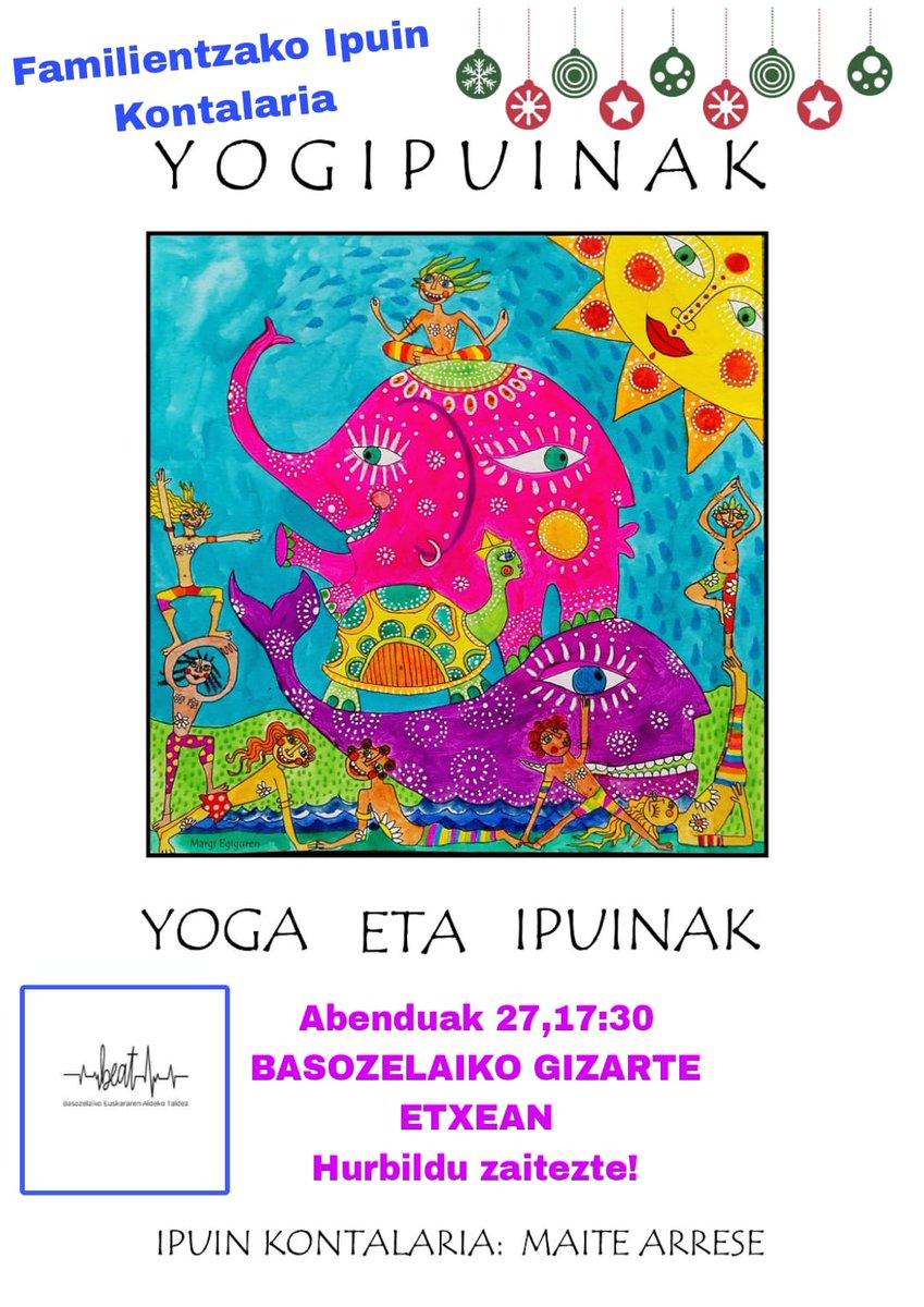 Familia plana bilatzen? Bihar, abenduak 27, arratsaldekoa 17:30ean, #ipuin-kontalaria Basozelaiko Gizarte etxean 👇👇