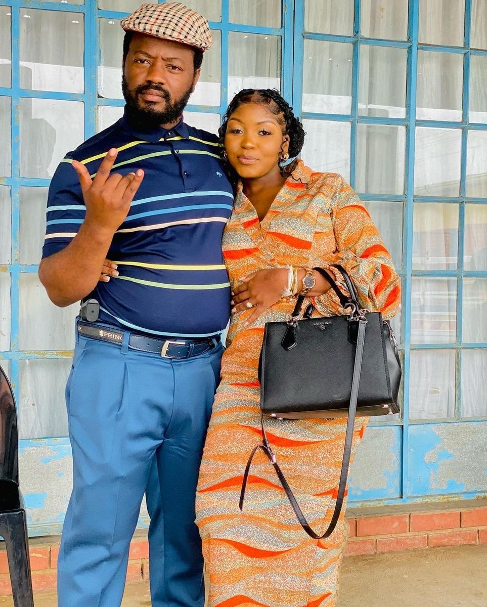 Musa Khawula on X: "Yolanda 'Yollie' Gumbi with her husband Mpilo Mdletshe.  https://t.co/yzl65gocF8" / X