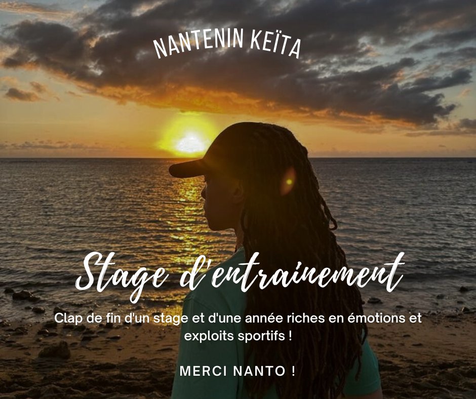 Quoi de plus enthousiasmant que de terminer l'année sur une magnifique photo de notre athlète favorite durant son stage de préparation à la Réunion ?
En 2024, tous ensemble à tes côtés Nanto, pour t'accompagner sur ta route vers l’or #olympique 🤞🤞 !

#sportifs #handisport