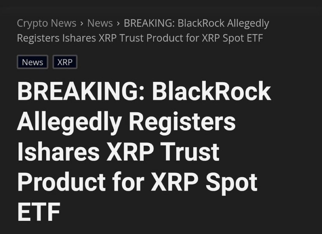 Rumours In The #XRPCommunity SPOT #XRP ETF In A Few Weeks 🚀