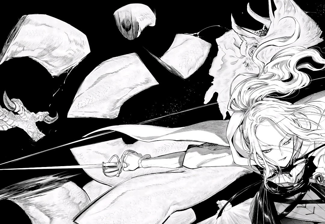 Makanya jangan ngerendahin orang vjir. Lu berdua ksatria tapi nyelametin warga biasa aja kagak bisa, nih Remilia sat set langsung bikin monster cincang