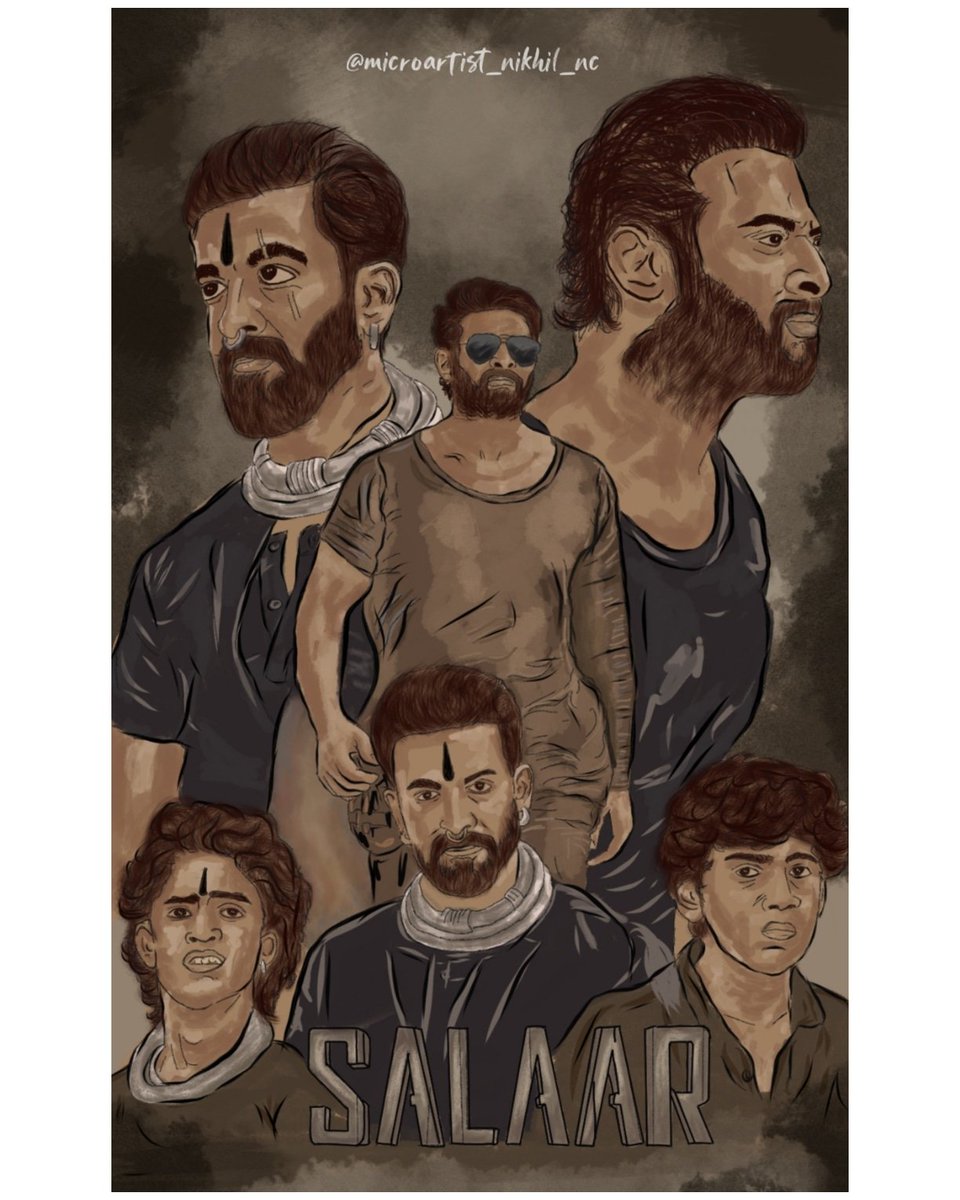 MicroartistN's tweet photo. @PrithviOfficial 
@SalaarTheSaga

For this beautiful sketch i used only

mobile

#Prabhas #PrashanthNeel #SalaarBoxOffice @shrutihaasan @VKiragandur @hombalefilms @IamJagguBhai @sriyareddy @bhuvangowda84 @RaviBasrur @Vchalapathi_art @anbariv @SalaarTheSaga @PrabhasRaju https://t.co/2i6U5q7Hfc