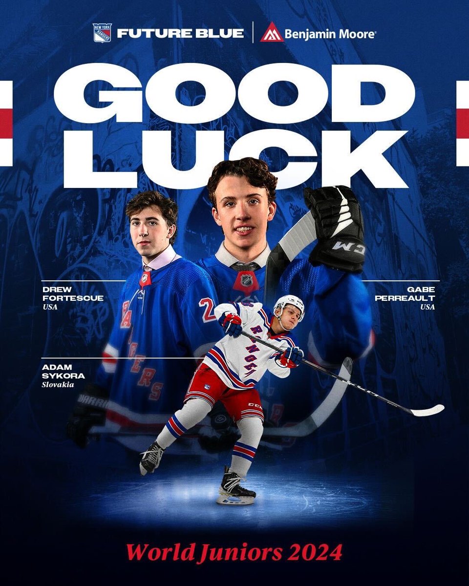 Best of luck at World Juniors to our #FutureBlue!