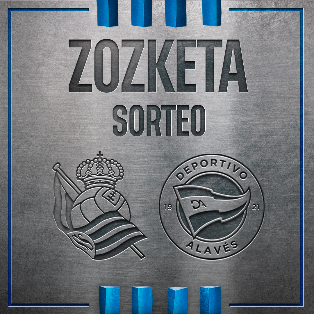RealSociedadEUS's tweet photo. 💥 ZOZKETA 💥

Deportivo Alavesen aurkako partidarako (urtarrilak 2, 19:15) BI SARRERA zozkatzen ditugu! RT egin eta parte hartu!

#RealSociedadAlavés