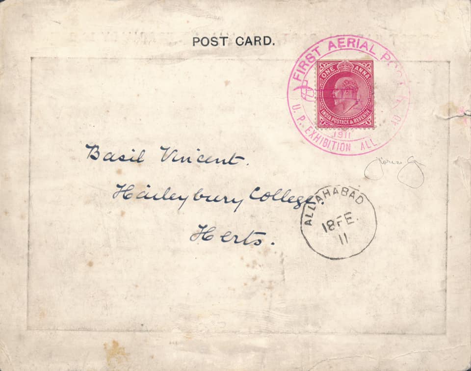 Fabrisperizie's tweet photo. FILATELIA & DINTORNI 38 a cura di Daniele Fabris
https://t.co/6m1ZrBXRqh
#India Prima #postaaerea del mondo #Volo #Allahabad / #Naini 18 febbraio 1911
#philately #filatelia #briefmarken #stamp #sello #timbre #philatelie #airmail #postaaerea #biplano #flight #Pequet #Sommer https://t.co/SqYFmYXkpM