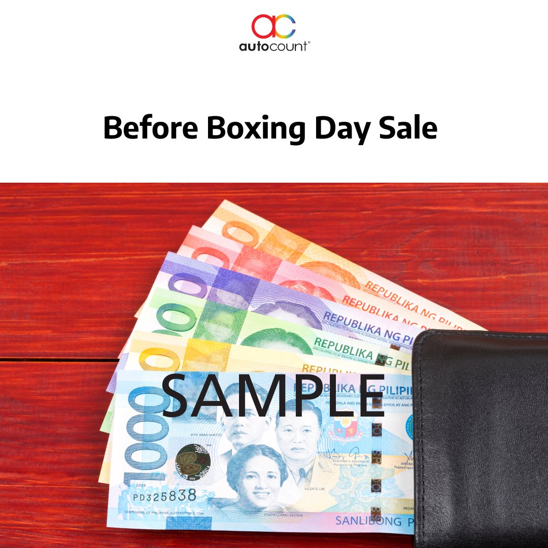 autocountph's tweet photo. Hey hey, it's Boxing Day! Time to whip out those shopping carts and grab some steals that won't make your bank account cry. Shop savvy, score some sweet discounts, and let's promise to avoid those post-Boxing Day blues! 🎁💰

Share your shopping secrets in the reply below! https://t.co/Ek1gef3hDM