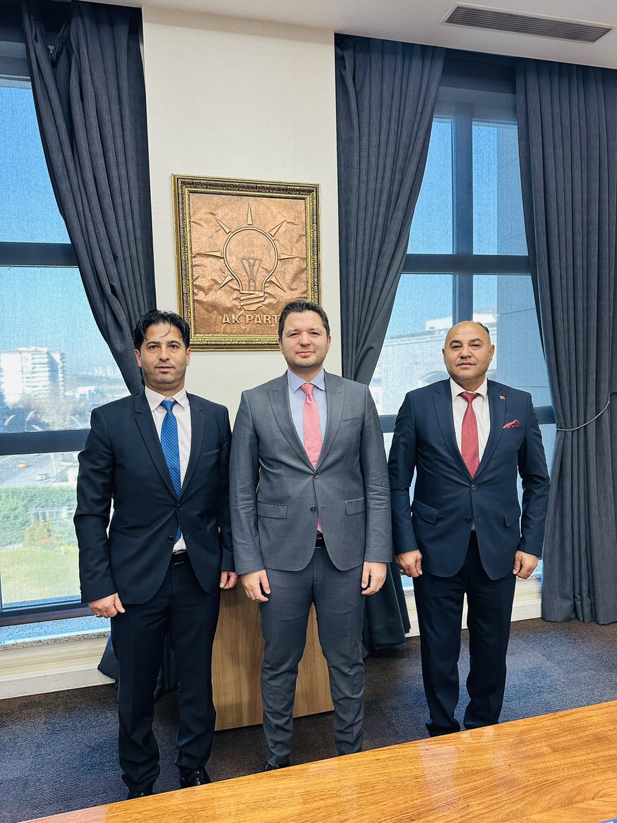 toprak_av's tweet image. 📍AK Parti Genel Merkezi 

#UID Hamburg Yönetim Kurulu Üyesi, @NevsehirBldSpor Kulüp Başkanı Taner Demir ve Yönetimine ziyaretleri dolayısıyla teşekkür ediyor, başarılar diliyorum.