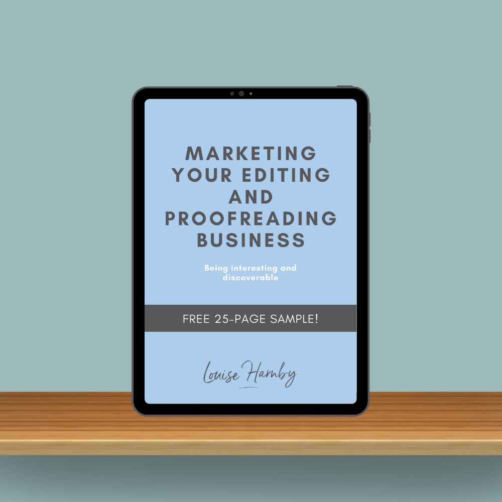 Want to read the first two chapters of Marketing Your Editing and Proofreading Business absolutely free? Here's where to get your PDF. 👉👉 louiseharnbyproofreader.com/marketing-your…