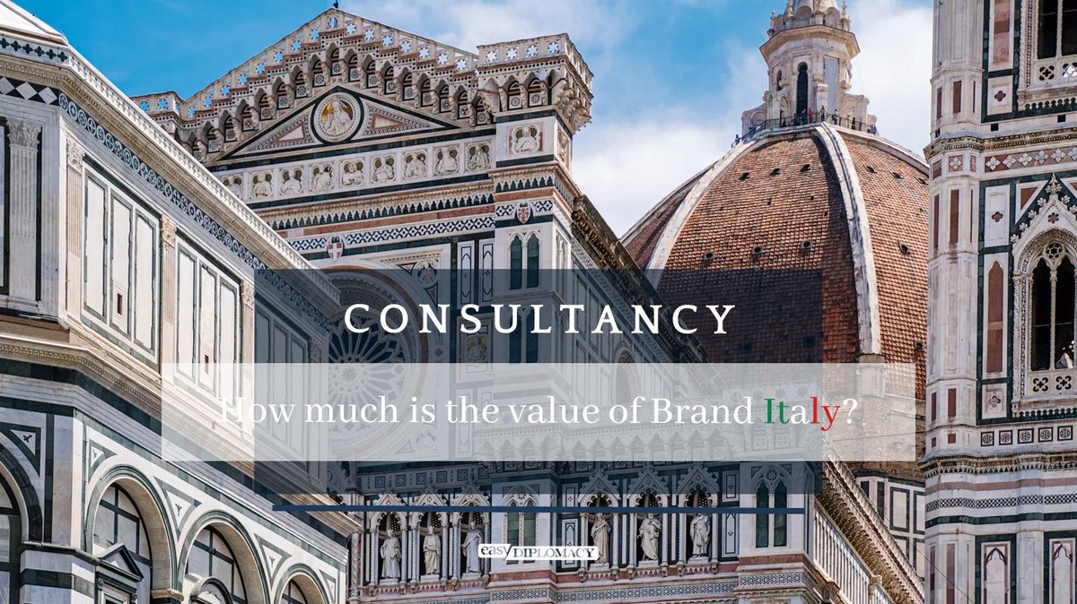 The value of the #Italian brand grows by +8.6%.
The #Luxurysector is the driving force, with 7 brands representing 42% of the total value of the 30 top Italian #brands.
Do you know the value of your #CountryBrand?  👉 l1nq.com/YveSp

#EasyDiplomacy