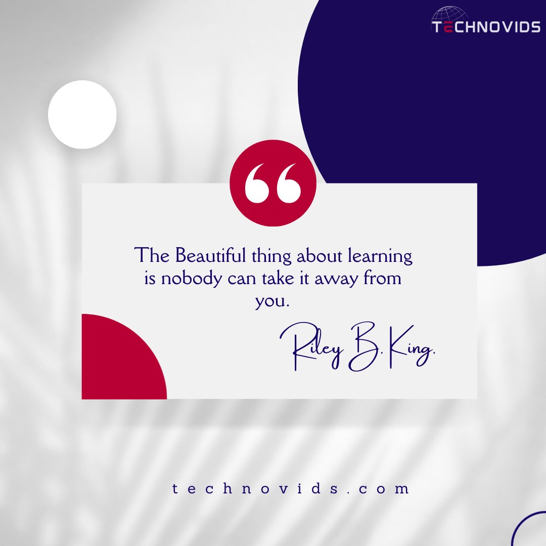 technovids1's tweet photo. In the journey of knowledge, you acquire something no one can steal—the power of learning. 💡🌟 #BBLearning #KnowledgeIsPower #technovids #trainings #mentorships https://t.co/LRiQVdlVBo
