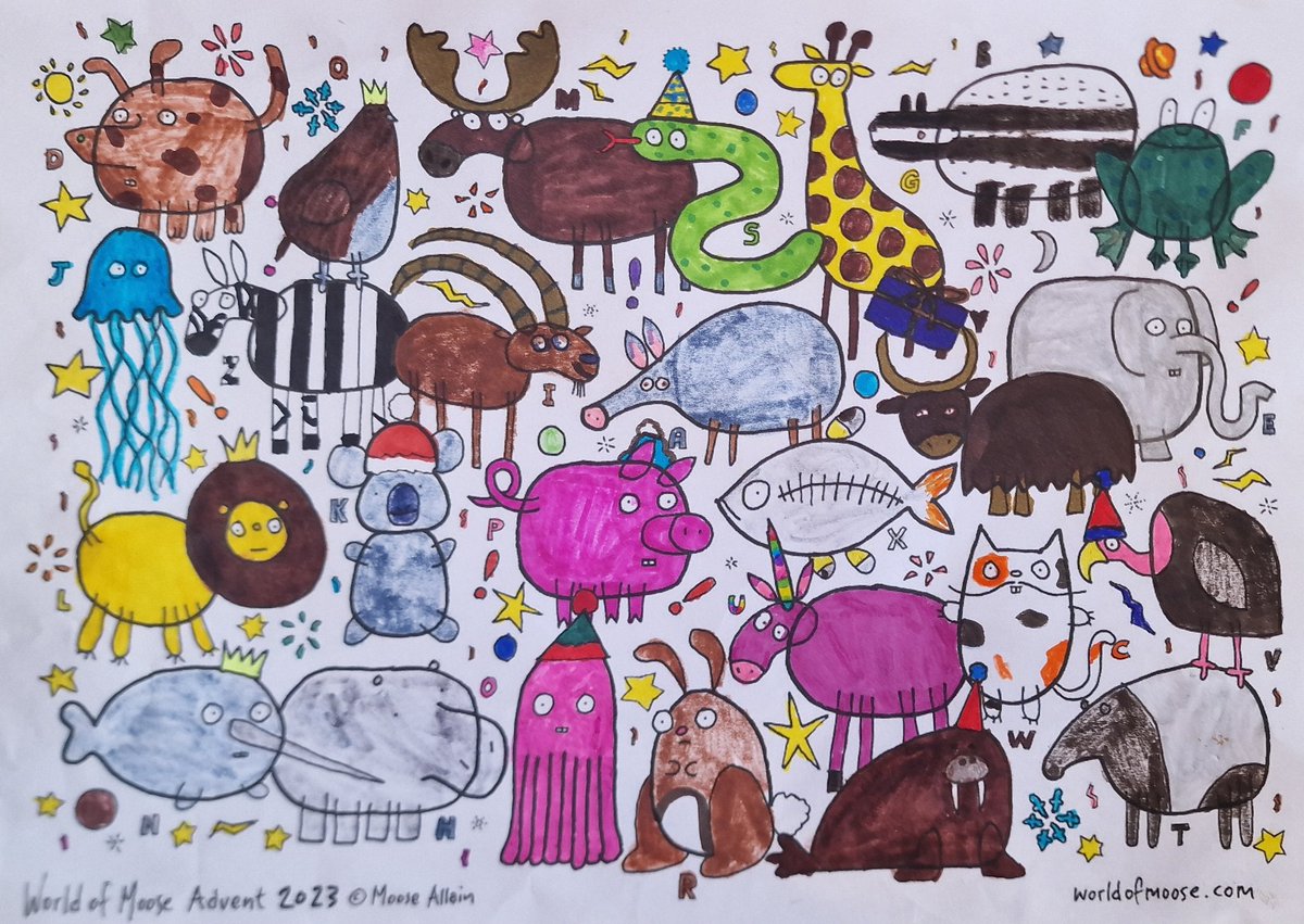 My 11 year old son Ethan, has loved colouring in this, in the countdown to Christmas. Thanks <a href="/MooseAllain/">Moose Allain Ꙭ</a>