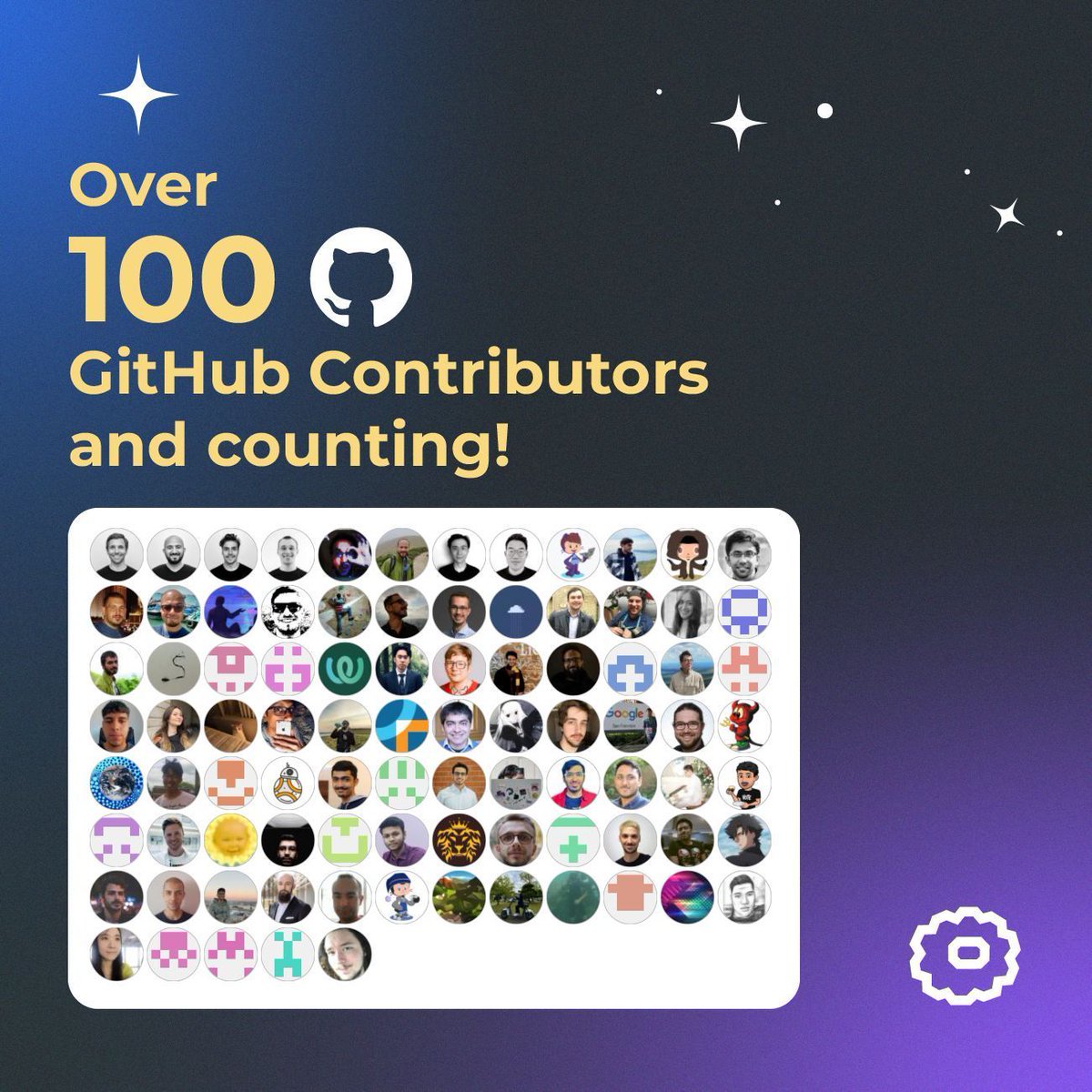 🚀 This year has been filled with wonderful milestones; recently we reached another when Flower surpassed 100 contributors on GitHub! 🤩 

Huge thanks to the fantastic #FL community and the Flower team for working together to make this happen! 🌼 🟡

#opensourceAI #ai #ml