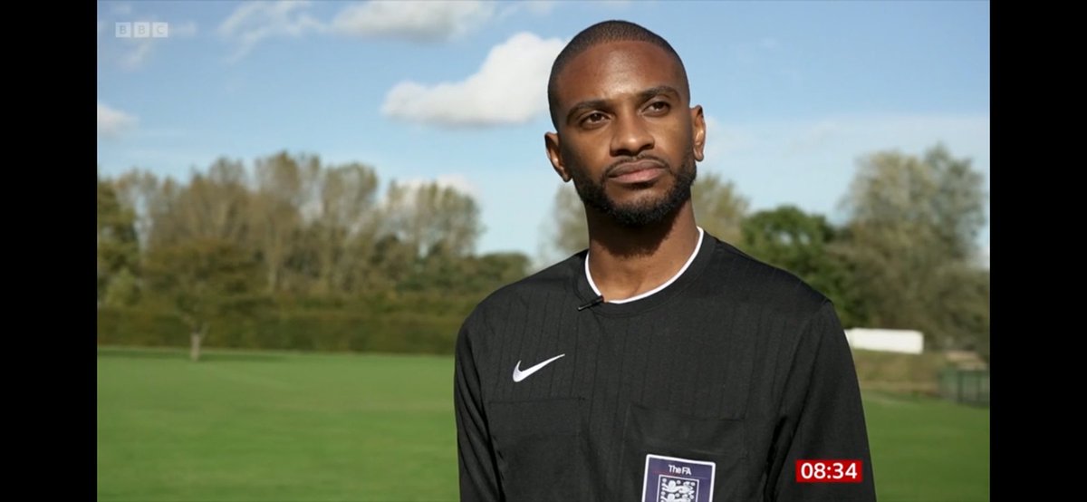 AHicksonLovence's tweet photo. Huge congratulations to Sam Allison, first Black Premier League referee since Uriah Rennie. I’ve been chatting to the BBC about the big day, after 15 (long!) years, huge credit to the hard work of many, especially the @BAMERef team. More to come 👊🏾

https://t.co/SMSDfnRtsp https://t.co/O1j3ck6JoO