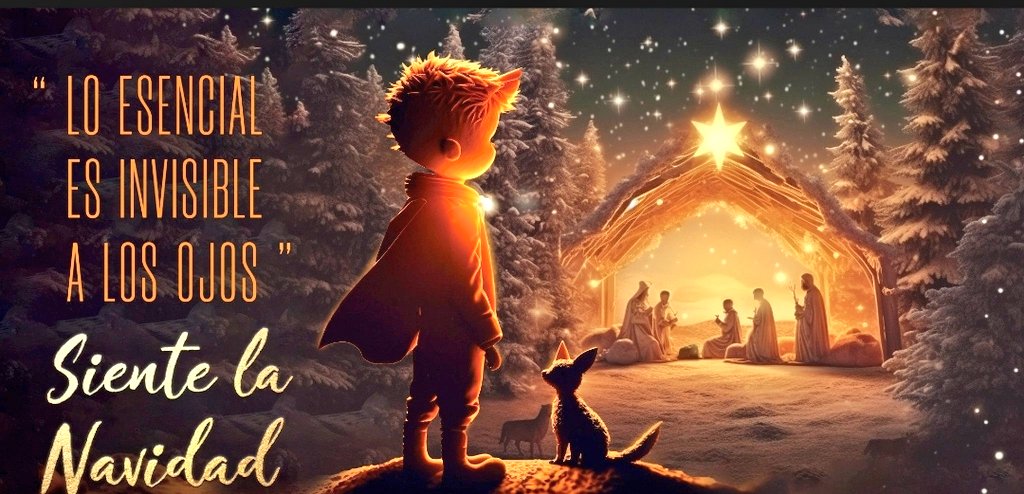 Lo Esencial es Invisible...✨💜🕊🦊🥰🎁🎄🌠 @elprincipito_es @BibliotecAntofa @Artenorte @librofilos @QueLeer #FelizNavidad #Navidad2023 #Navidad #felizNavidad2023 #NavidadEnFamilia  #MerryChristmas #FelicesFiestas