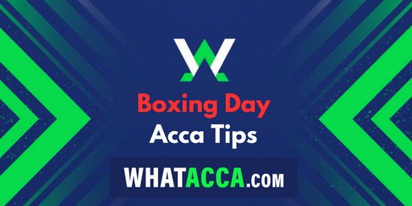 WhatAcca's tweet image. Happy Boxing Day Everyone. The Official day of sport and what we&apos;ve all been waiting for! 

Get our Boxing Day accas for free right here 👇

whatacca.com/boxing-day-acc…

Football &amp;amp; Horse Racing options 👌

Let&apos;s make it one to remember!

#boxingday #bettingtips #accatips #footballtip