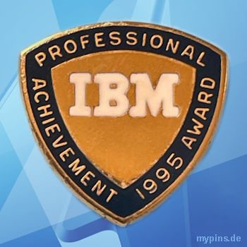 IBM Professional Achievement Award 1995. An achievement award pin in a special shape. #ibmpinmuseum #ibmpins #IBMers #IBMaward