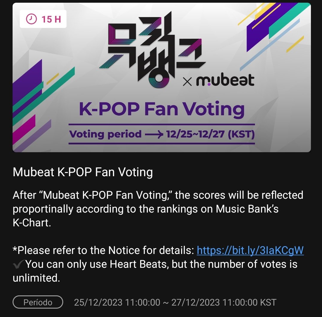EXOTEAMBR's tweet photo. [🗳] Falta 15 horas para a votação acabar! 

O Exo está participando de uma votação super importante no Mubeat chamada 'Kpop Fan Voting'. Atualmente, estamos em primeiro lugar, mas está acirrada a votação. 

A @ExoProjectt está recebendo doações para a compra dos corações. https://t.co/ks3fPzJGOQ