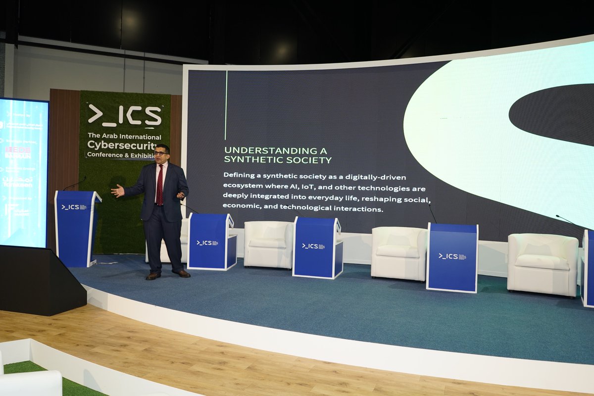AicsExpo's tweet image. Keynote Session: The Growing Influence of AI on Cybersecurity in a Synthetic Society
Speaker: Roshan George Thomas, Regional Director, Hilal Computers
#AICS2023 #Innovation #CybersecurityConference #Bahrain #InnovationShowcase #CyberSecInnovators #CyberAwareBahrain