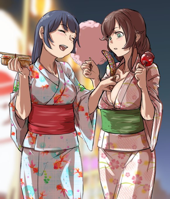 pixivでリクエストいただきました、「チョコバナナホルダー能代」です。リクエスト誠にありがとうございました! 