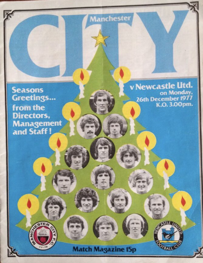Boxing Day 1977
City 4 Newcastle 0