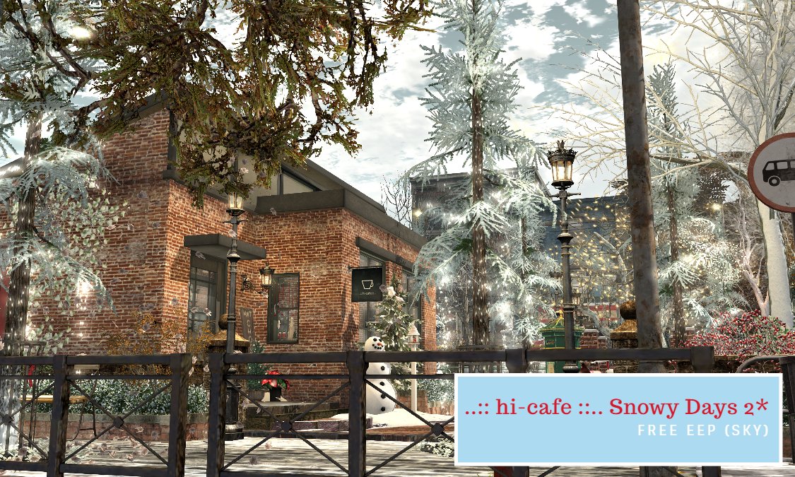 hico_spicy's tweet image. たった今hi-cafeの冬空の配布を始めました❄(1/8まで)
去年の冬空より雲多め＆雲暗めに作り直したものです。
Freeなのでお好みでしたらお持ち帰りください⛄

ゲストブックのメッセージも待ってます✐
よろしくどーぞ┏○

..:: hi-cafe ::..
maps.secondlife.com/secondlife/Ita…