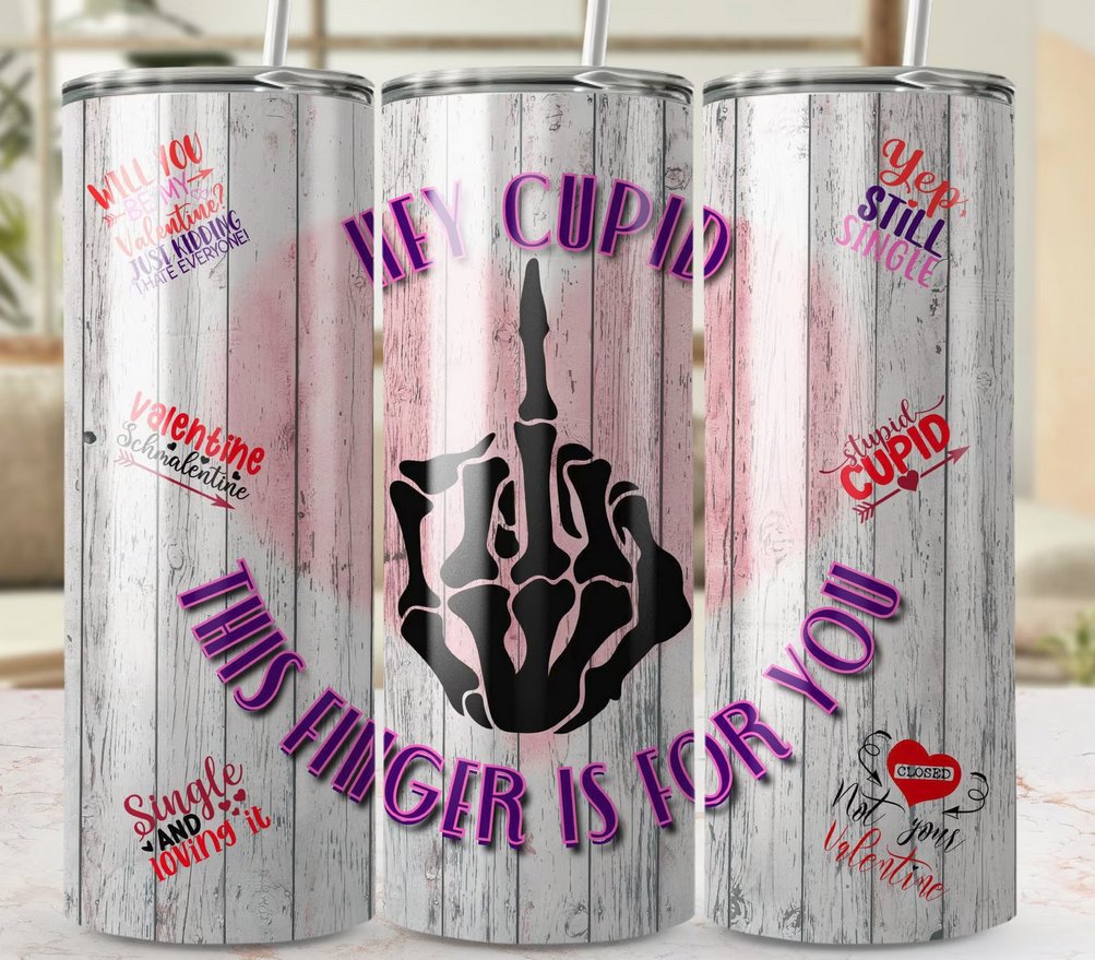 Excited to share the latest addition to my #etsy shop: Anti Valentine 20 oz Skinny Tumbler Straight/Tapered Tumbler Wrap, etsy.me/3vksCMC On Sale for $1 for a very limited time #tumblerwrap, #valentines #sublimation