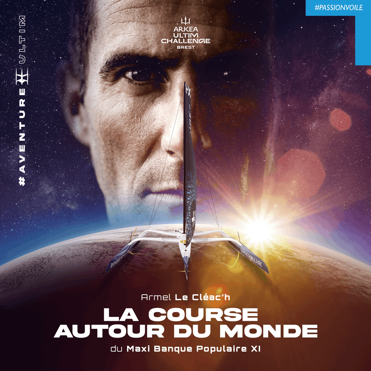 BanquePopAura's tweet image. J-12 avant l’#AventureUltim d’Armel Le Cléac’h, à bord du Maxi Banque Populaire XI, qui débutera le 7 janvier prochain depuis Brest ! 💥⛵🌍

#PassionVoile #ArkeaUltimChallengeBrest #AUCB @ARKEAULTIMCHALL